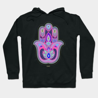 Spiritual Sacred Hand Of Fatima Pattern Hoodie